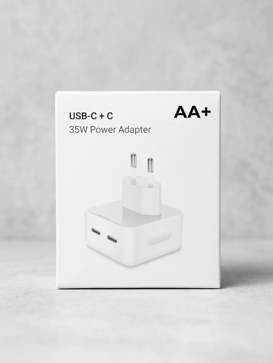 USB-C+C 35W Power Adapter