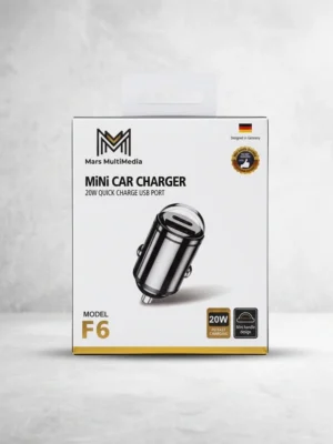 MINI CAR CHARGER 20W QUICK CHARGE USB PORT F6