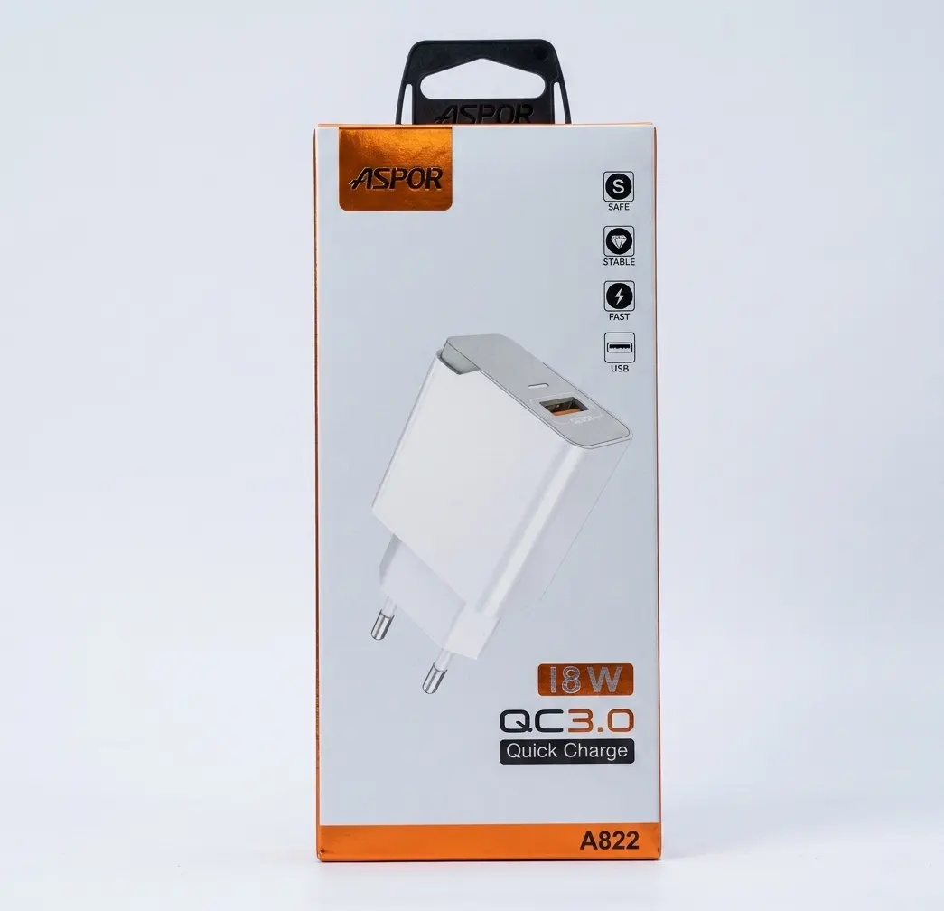 ASPOR 18W QC3.0 Quick Charge