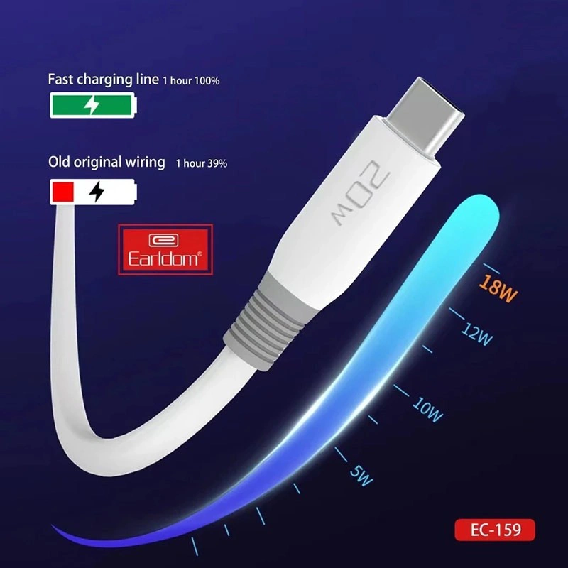 Earldom EC-159M PD 20W USB to type C 2M